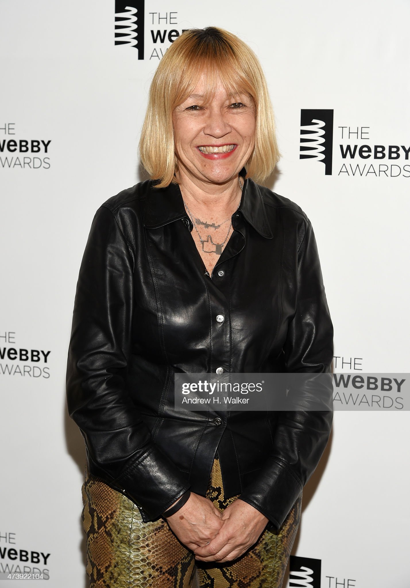 CIndy Gallop wearing the Ilike Pendant.